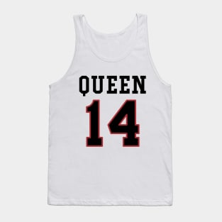 14th Birthday Gift Slab Queen 14 Tank Top